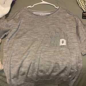 Free people sweatshirt short sleeve